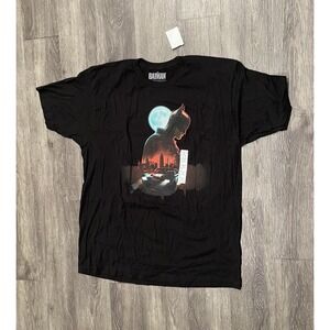 Batman Gotham City T Shirt Men's XL Black‎ DC Comics Hero Batman Movie NEW